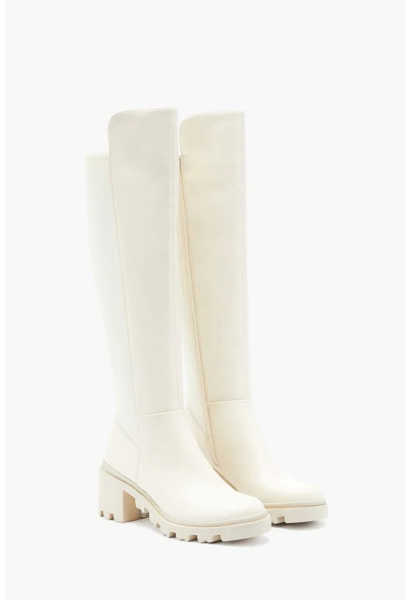 Ayden Chunky Block Heeled Boot - Image 5