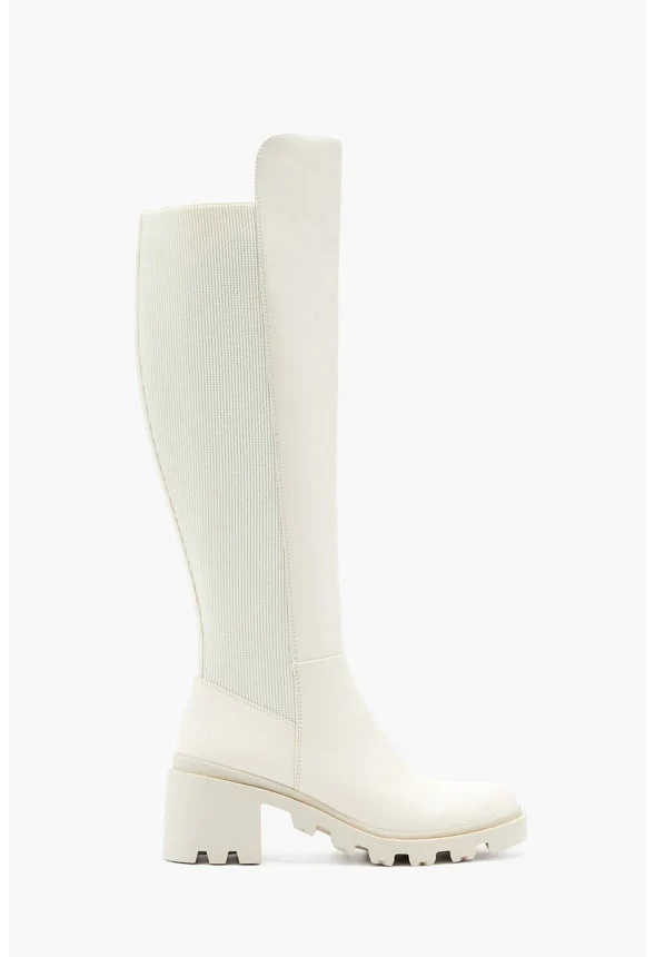 Ayden Chunky Block Heeled Boot - Image 6