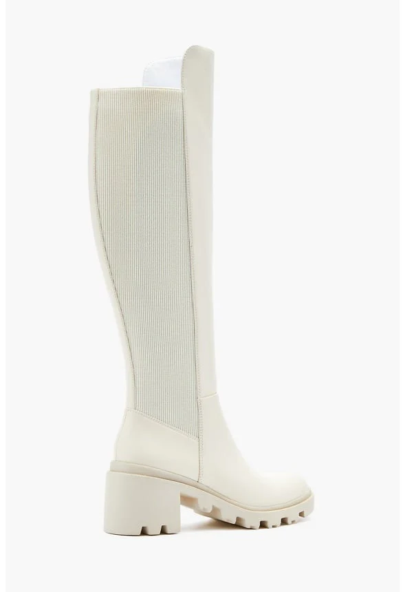 Ayden Chunky Block Heeled Boot - Image 8