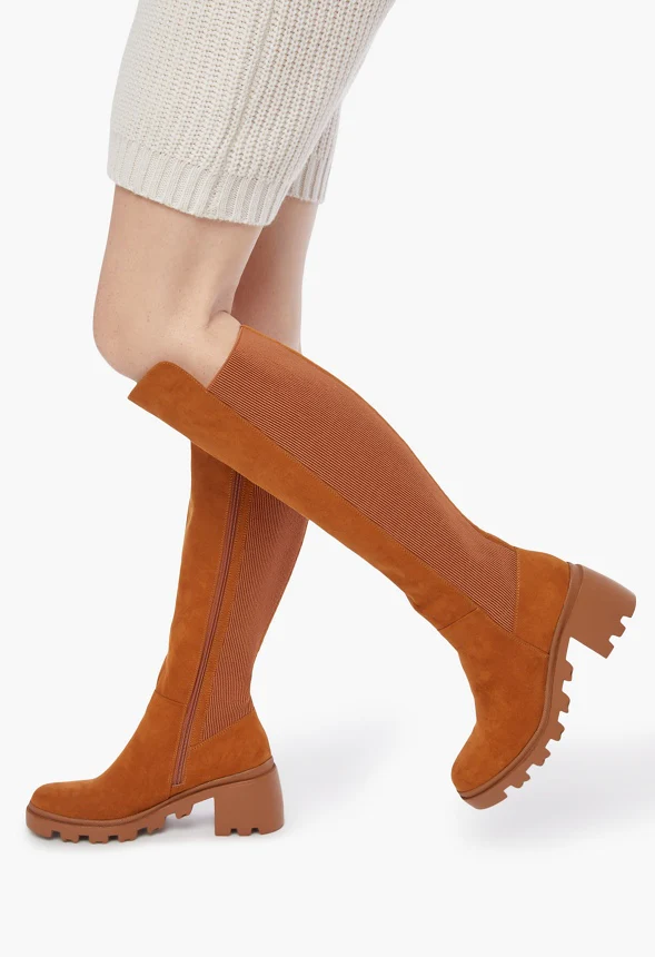 Ayden Chunky Block Heeled Boot - Image 5