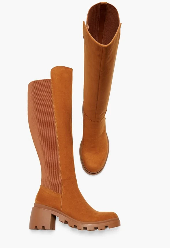 Ayden Chunky Block Heeled Boot - Image 6
