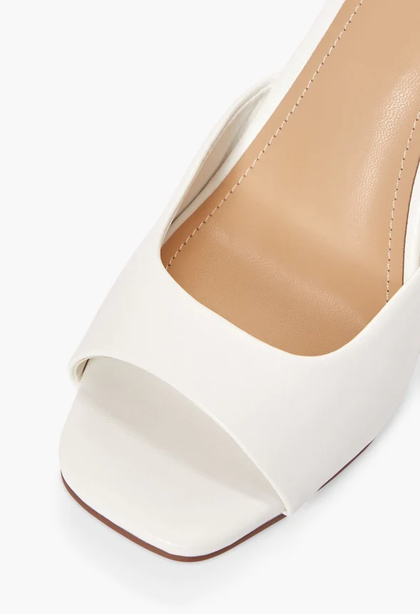 Azalea Mule Heeled Sandal - Image 4