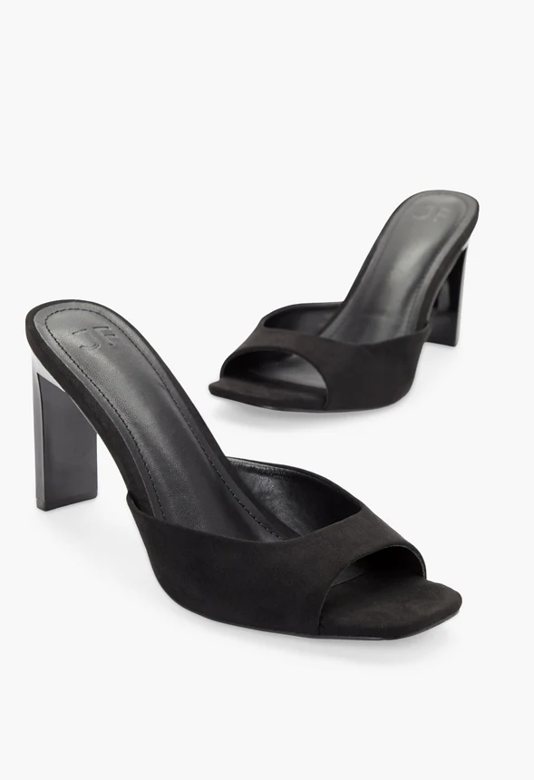 Azalea Mule Heeled Sandal - Image 4