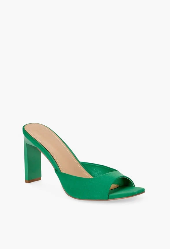 Azalea Mule Heeled Sandal - Image 5