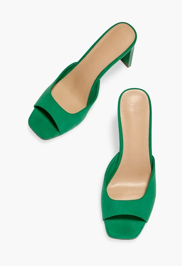 Azalea Mule Heeled Sandal - Image 6