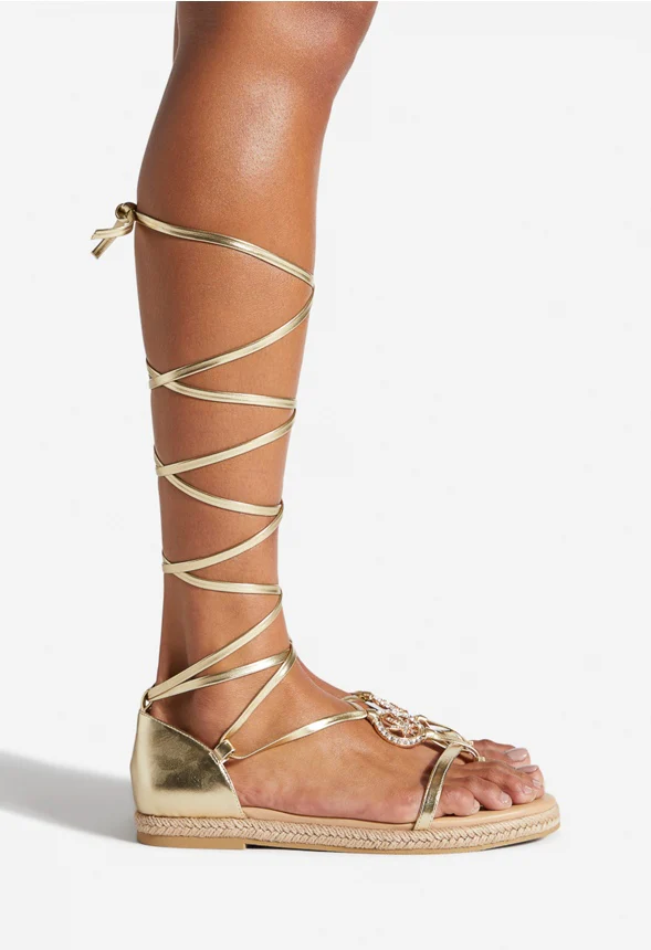 Azima Flat Sandal - Image 3