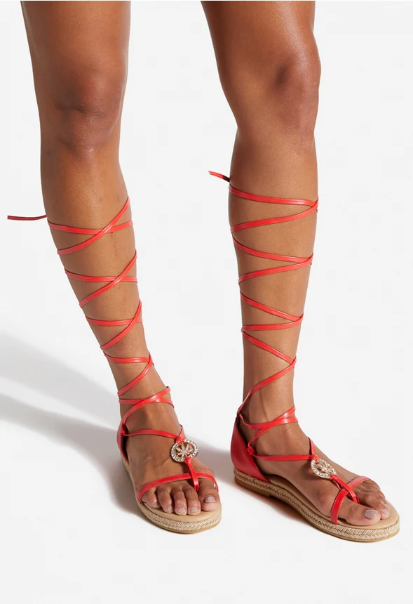Azima Flat Sandal - Image 2