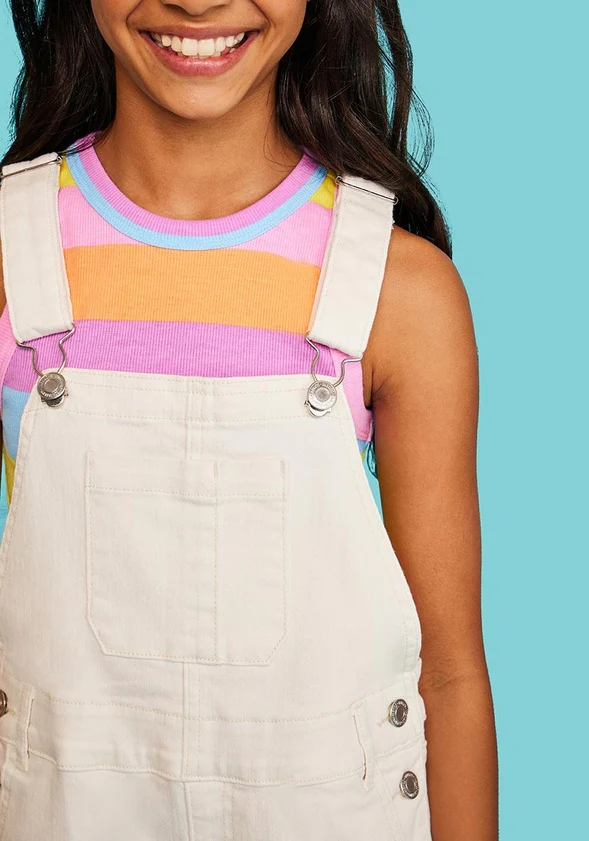 Basic Denim Shortall - Image 2