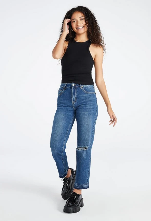 Basic Rib Tank Top - Image 4