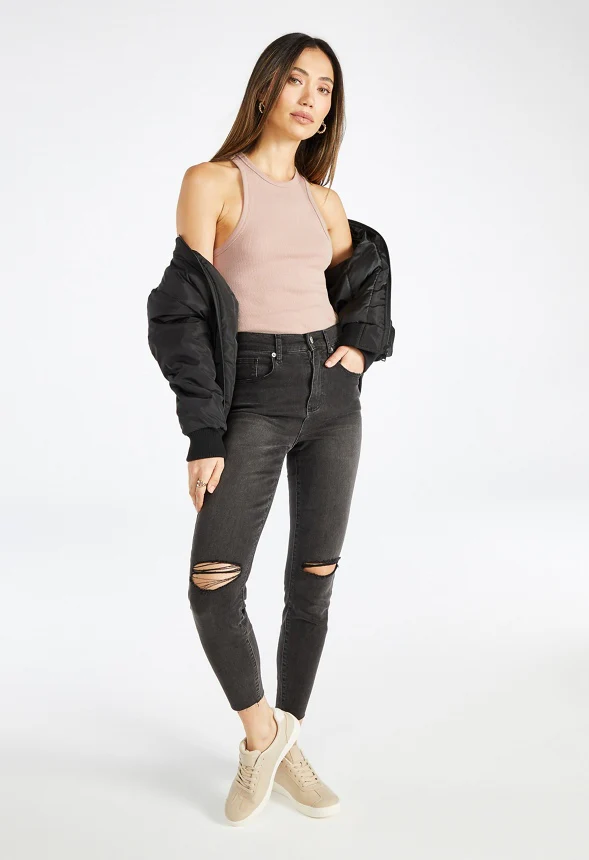 Basic Rib Tank Top - Image 4