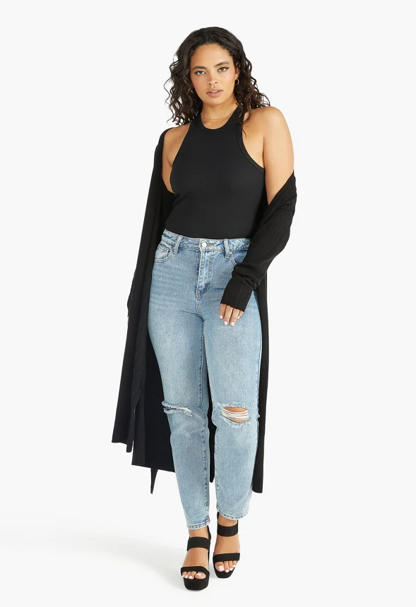 Basic Rib Tank Top - Image 4
