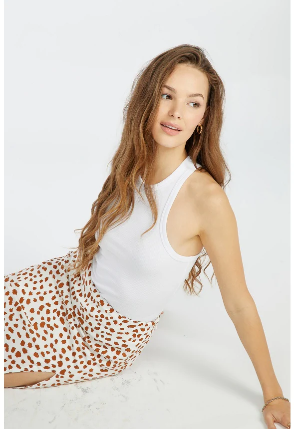 Basic Rib Tank Top - Image 2