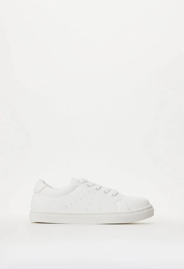 Faux Leather Lace Up Sneaker - Image 4