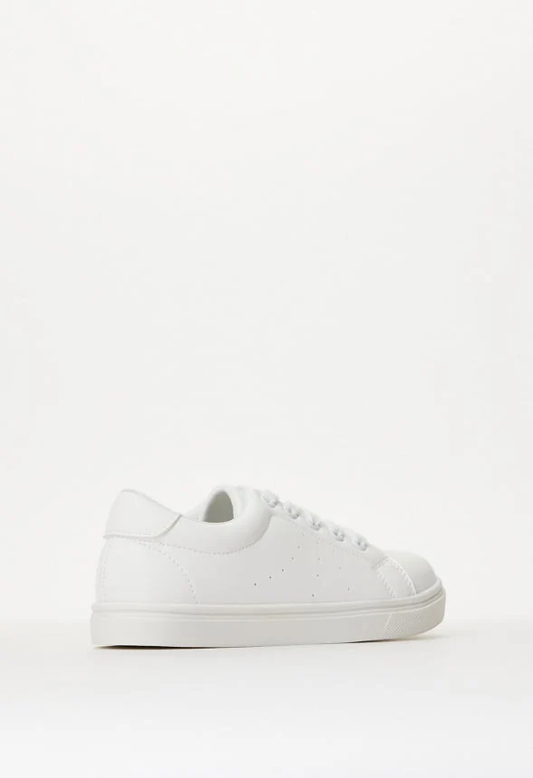 Faux Leather Lace Up Sneaker - Image 5