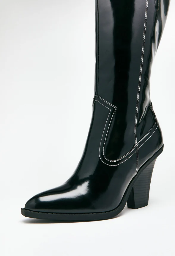 Bella Heeled Boot - Image 6