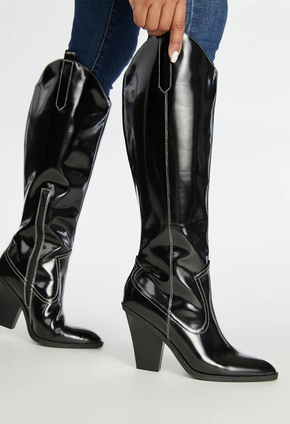 Bella Heeled Boot - Image 7