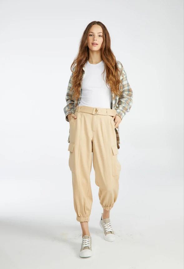 Belted Cargo Pants - Image 5
