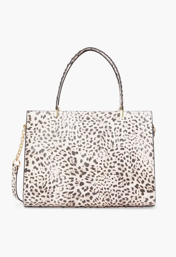 Belted Satchel with Padlock - Image 2