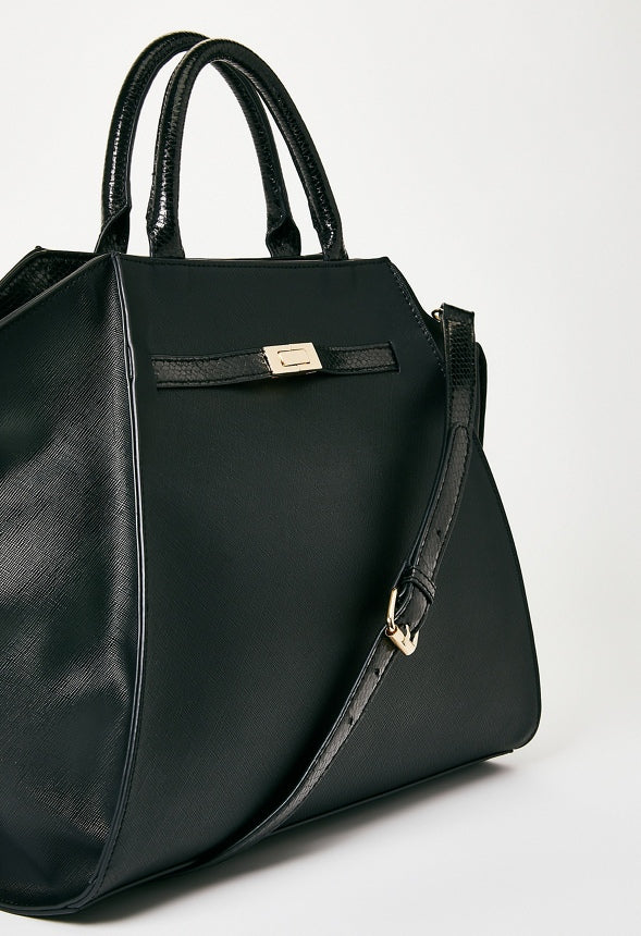 Belted Wing Satchel - Image 5