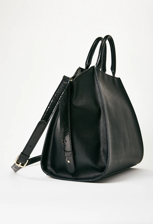Belted Wing Satchel - Image 7