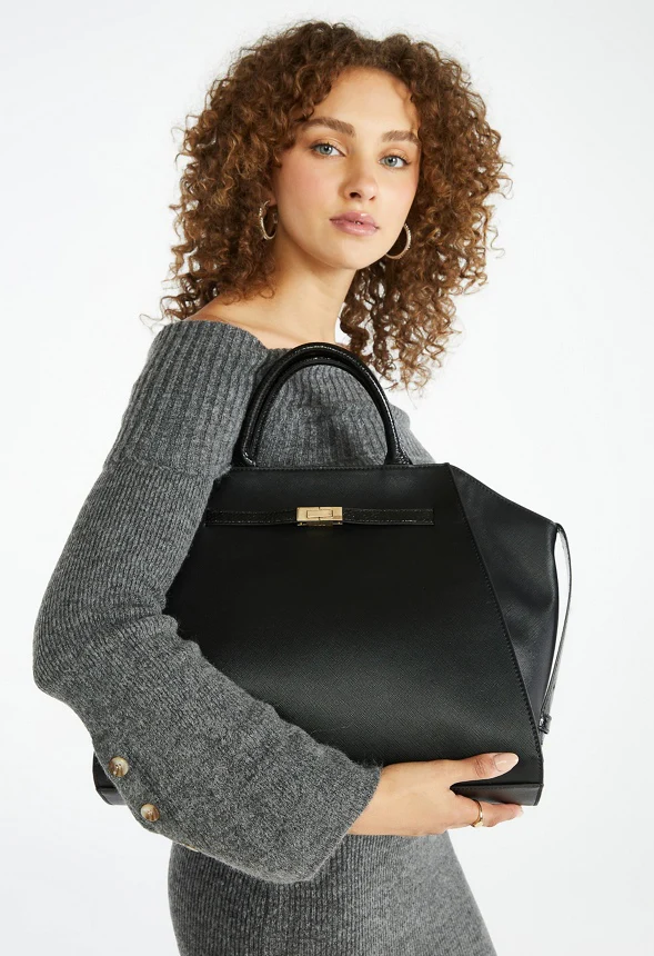 Belted Wing Satchel - Image 8