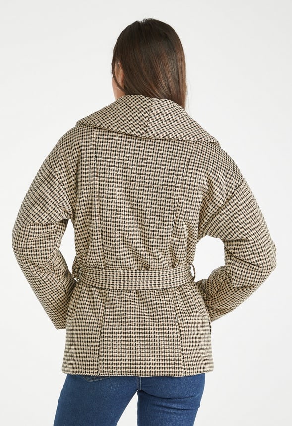 Belted Wrap Puffer - Image 3