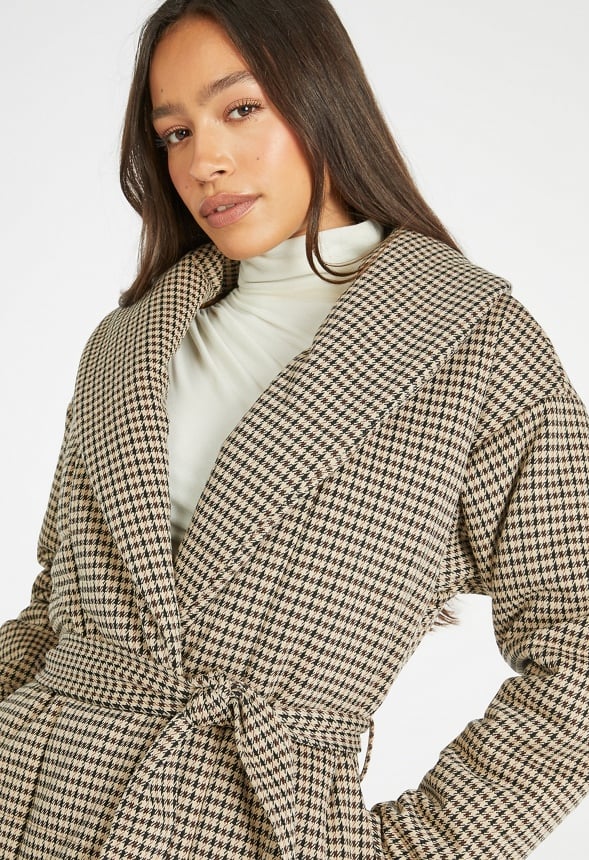 Belted Wrap Puffer - Image 4