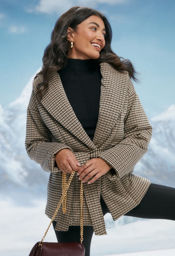 Belted Wrap Puffer - Image 6