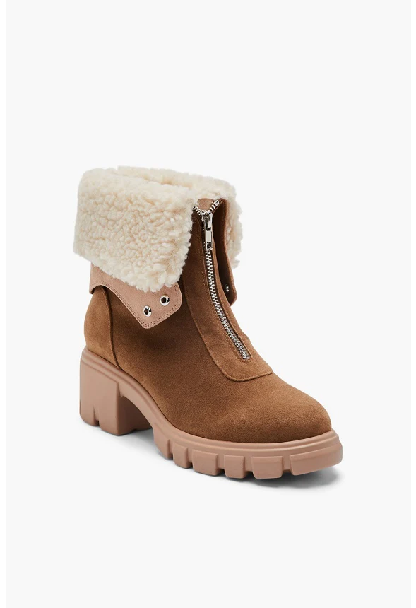 Betsy Shearling Cuff Ankle Boot - Image 2