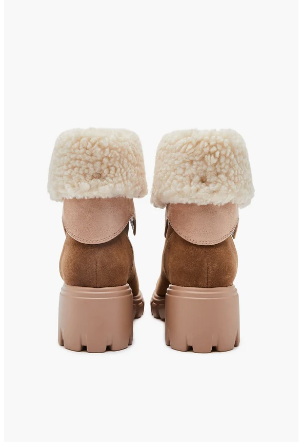 Betsy Shearling Cuff Ankle Boot - Image 3