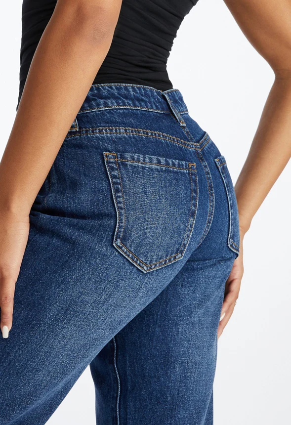 Andi Mid Rise Straight Leg Jeans - Image 3
