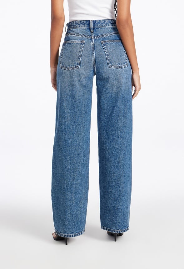 Billie Mid Rise Straight Leg Jeans - Image 3