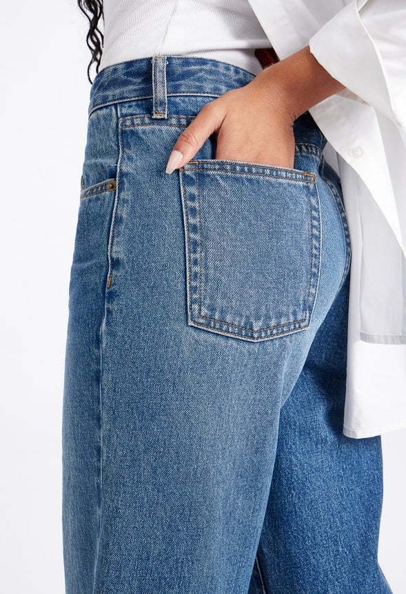 Billie Mid Rise Straight Leg Jeans - Image 4
