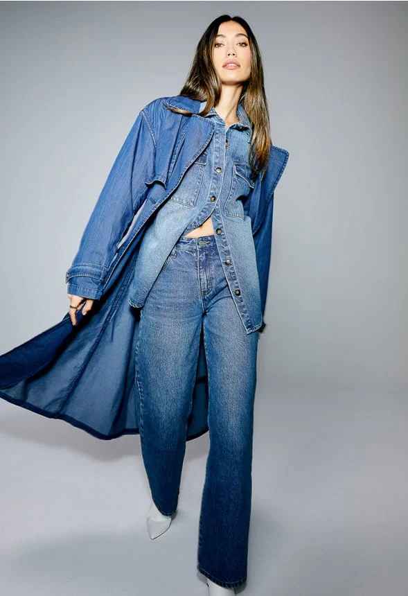 Billie Mid Rise Straight Leg Jeans - Image 7