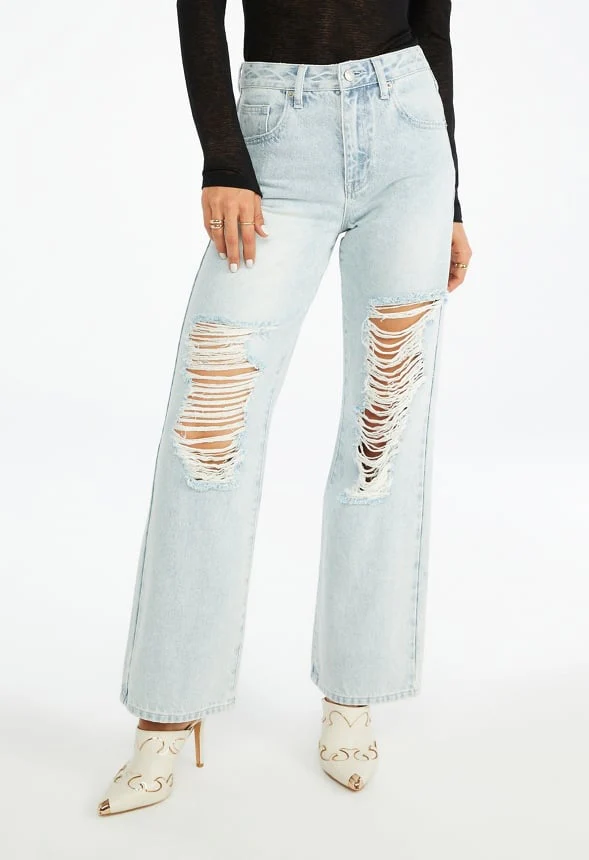 Billie Mid Rise Straight Leg Jeans