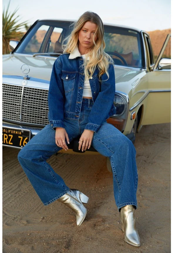 Billie Mid Rise Straight Leg Jeans - Image 6
