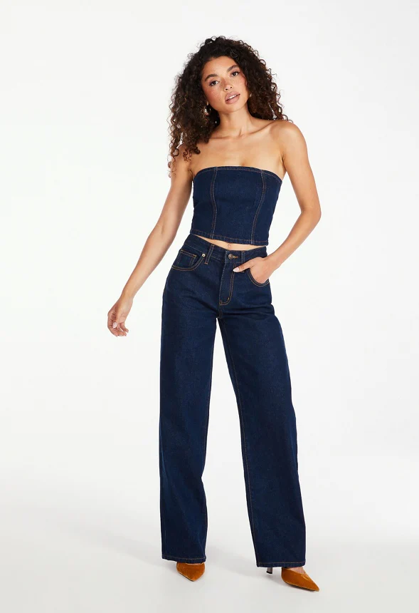 Billie Mid Rise Straight Leg Jeans - Image 3