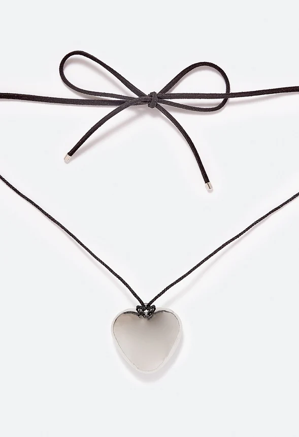 Billie Puff Heart Wrap Around Choker - Image 3