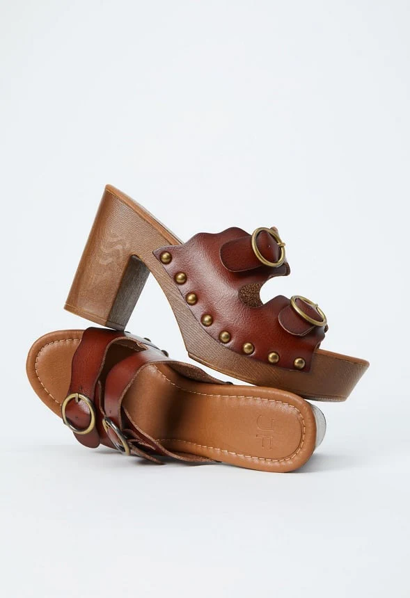 Billie Studded Platform Clog Sandal - Image 2