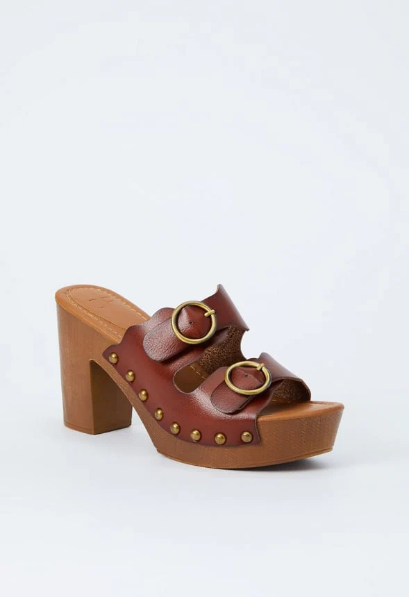 Billie Studded Platform Clog Sandal - Image 3