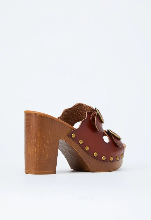 Billie Studded Platform Clog Sandal - Image 7