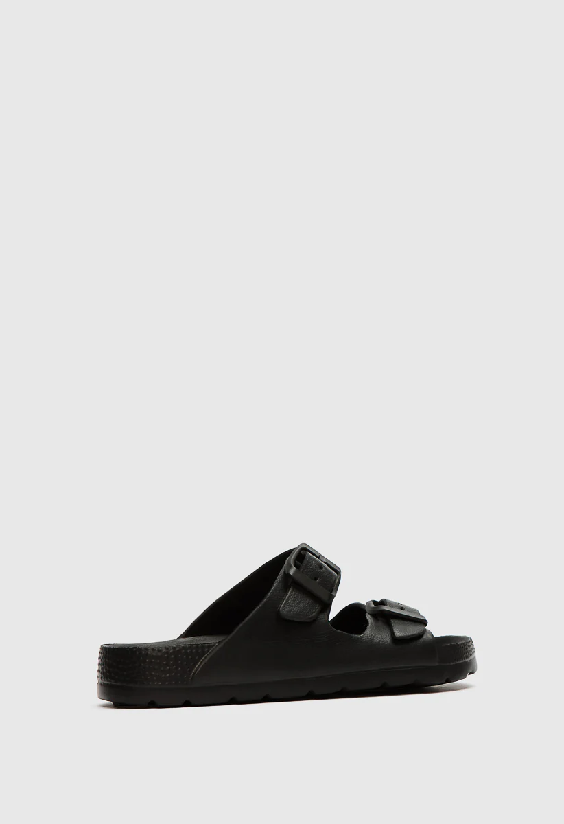 Rubber Buckle Slide Sandal - Image 3
