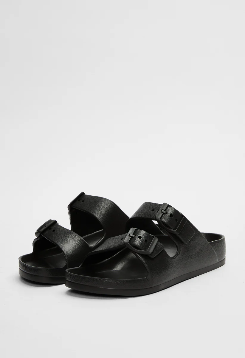 Rubber Buckle Slide Sandal - Image 4