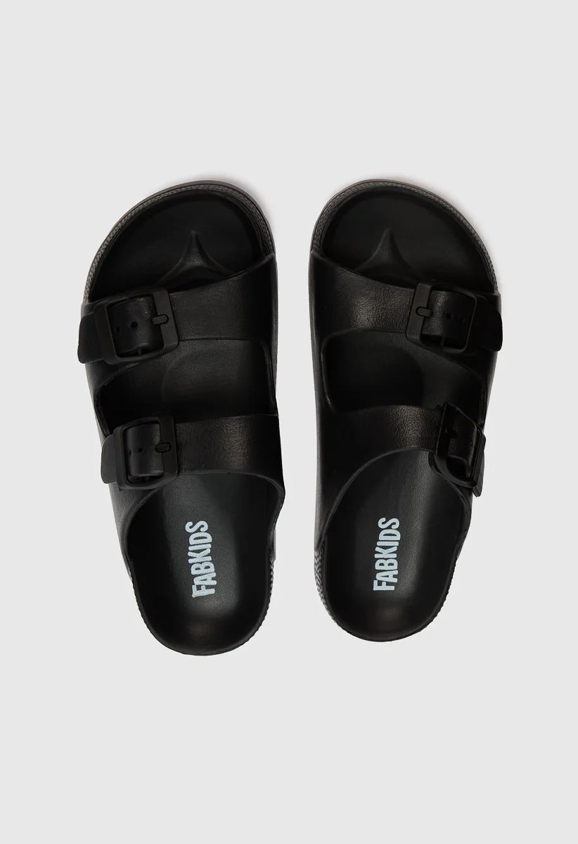 Rubber Buckle Slide Sandal - Image 5