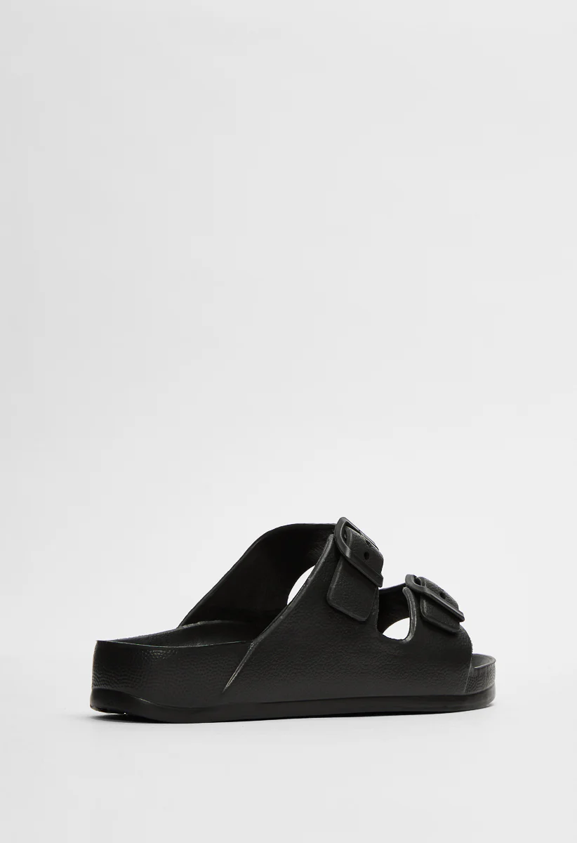 Rubber Buckle Slide Sandal - Image 6