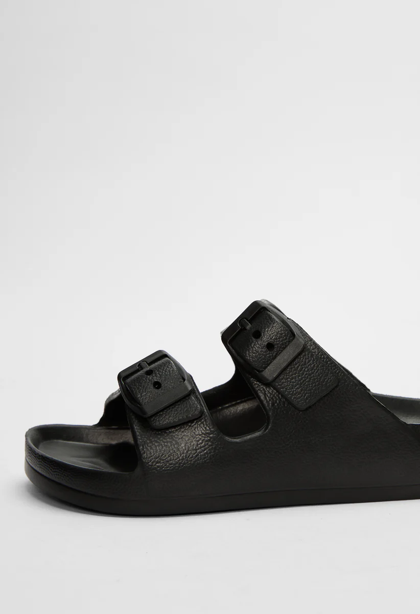 Rubber Buckle Slide Sandal - Image 7