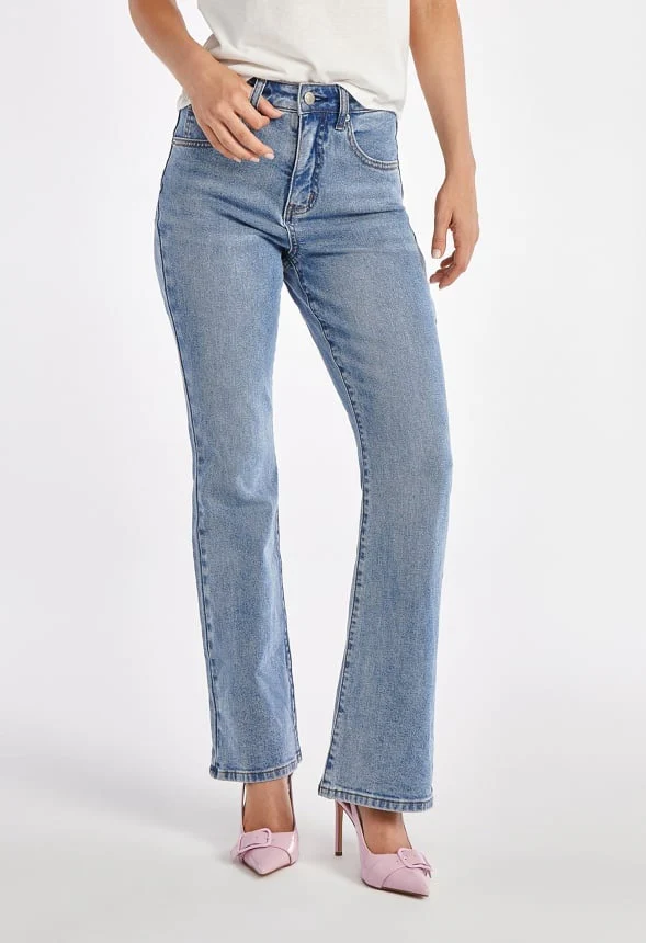 Blair High Rise Tummy Tamer Flare Jeans - Image 3