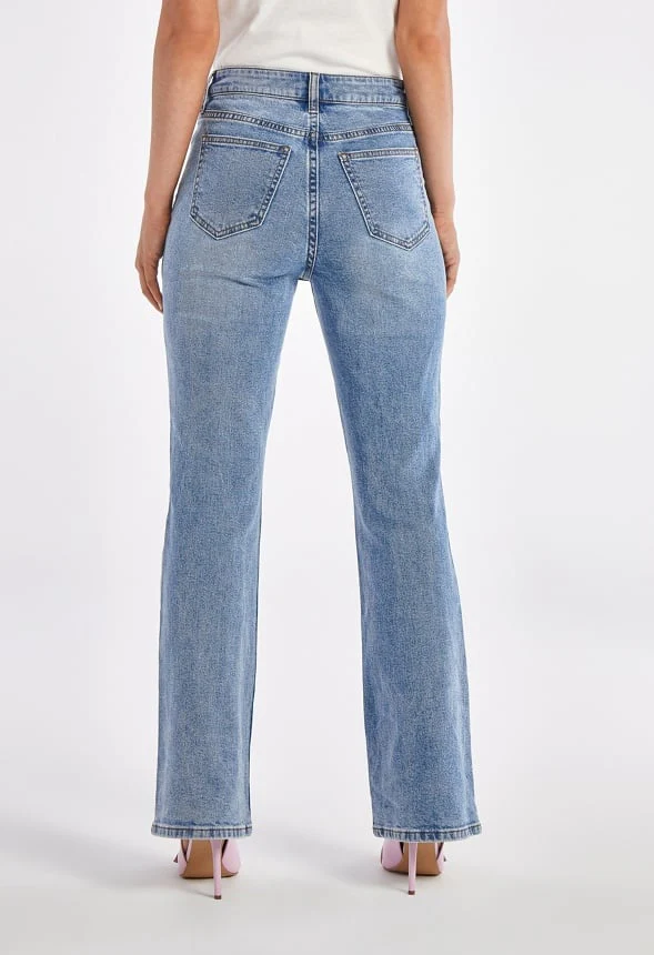Blair High Rise Tummy Tamer Flare Jeans - Image 4
