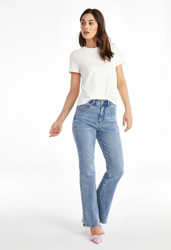 Blair High Rise Tummy Tamer Flare Jeans - Image 8