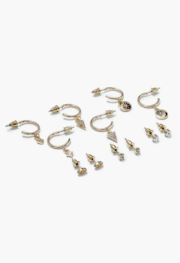 Blair Rhinestone Stud And Hoop Multipack - Image 2